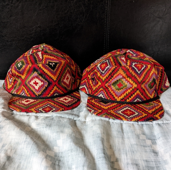 (2) Jan-bar Leather Strap Hats - Picture 1 of 4